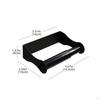 Stainless Steel Double Toilet Paper Holder for Bathroom And Home Use