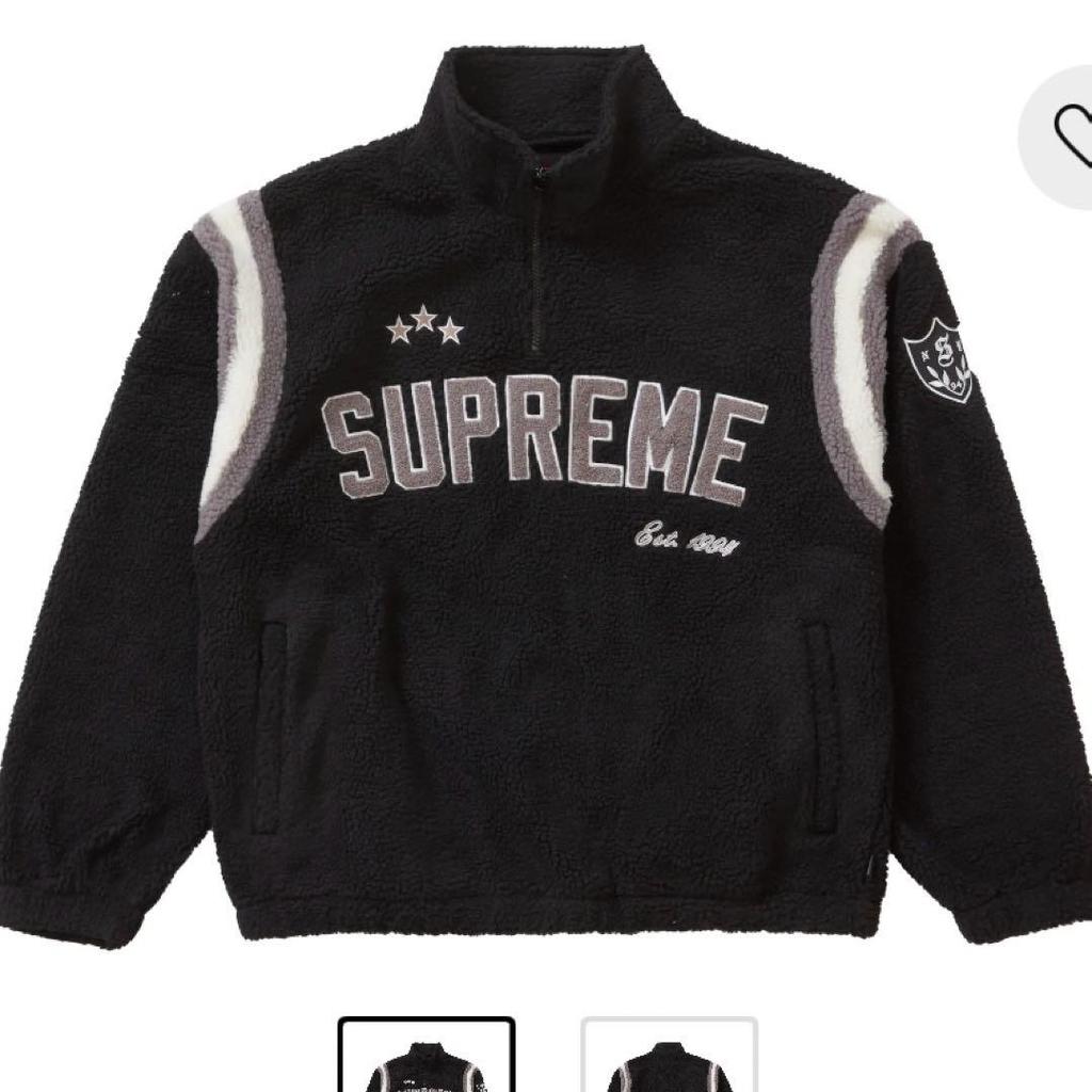 [USED] Supreme Arc Half Zip Fleece Pullover M