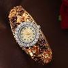 Rich In Flowers Ladies Wristwatch Rhinestone Bracelet Quartz Watch Vintage  Watch  Court Style