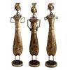 Wrought Iron Musical Doll Set Handmade Decorative Gift Item Showpiece for Home Decor, Multicolour, 53.34 Cm , 3 Piece
