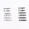 Compatible Rear Emblem for 2020-2023 BMW 1 Series 118i/116i/120i/125i with Modified Displacement Number