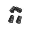 RuiMi Protective Climbing Cane General-Purpose Foot Cover Flexible Lightweight Durable Climbing Cane End Cap 4 Pieces (Black)