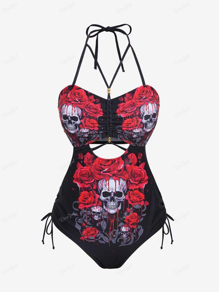 Swimwear Reviews Rosegal Swimwear Rosegal Floral Bandeau One Piece