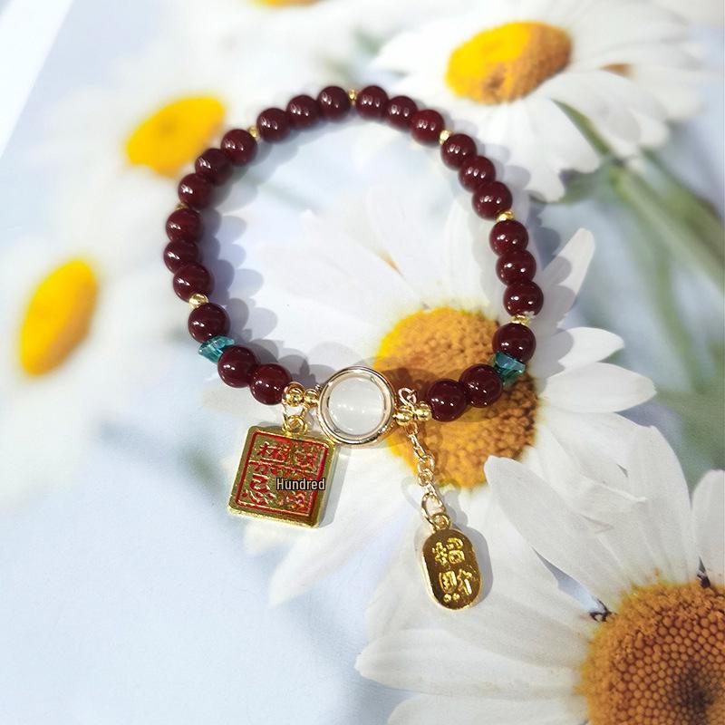 Graues Mondlicht Glas Schmetterlingsarmband - Trendiges, vielseitiges Design für Frauen und Studentinnen