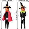 With Hat Halloween Elf Felt Doll Cute Pumpkin Doll Pumpkin Elf  DIY Decoration