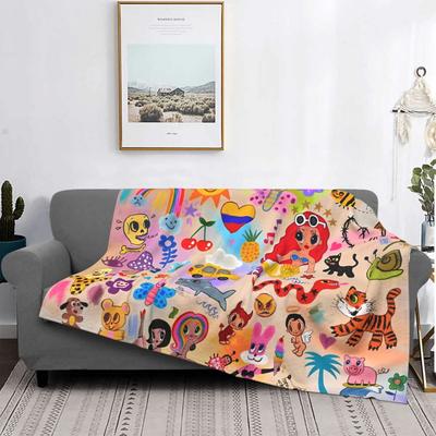 Mañana Será Bonito Karol G Dekens Fleece Textiel Decor Draagbare Superzachte Worpdekens voor Thuis Bank Sprei