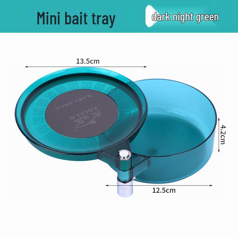 Magnetischer Köderbehälter & Erdspieß: Starke Drahtziehhilfe & loser Grundfutterbehälter für Angelstühle