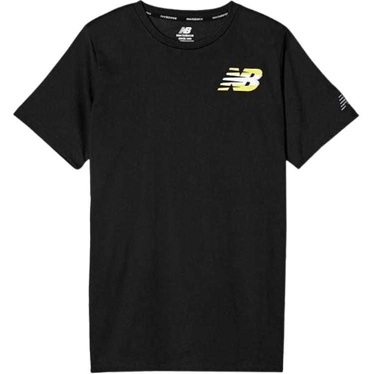 Мужская футболка New Balance Черная MT11071-BHL XL