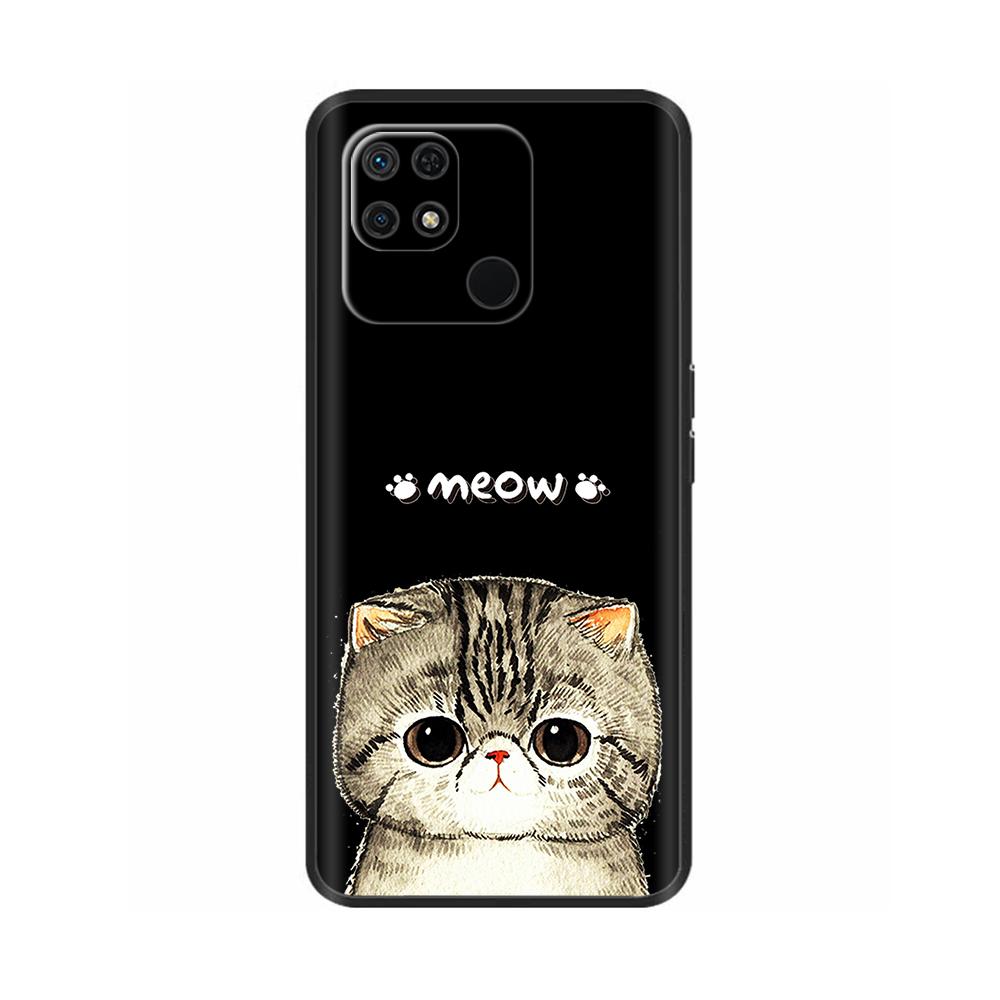 Cover For Xiaomi Redmi 10C Case For Redmi 10C Capas Phone Case Soft Black Silicone Bumper Back Case For Redmi 10C Fundas 6.71"
