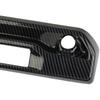 Carbon Fiber Trunk Rear Door Handle Trim Cover for 2019-2026 GMC Sierra/Chevy Silverado 1500 2500 3500HD (Type 2)