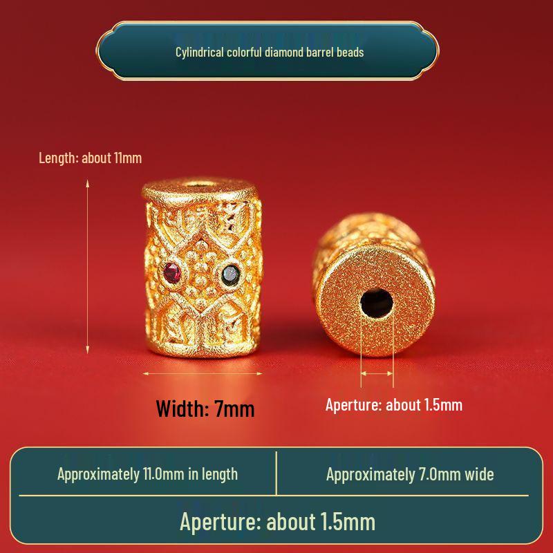Vintage Brass Filigree Pearl Spacer Beads for Handmade DIY Bracelets