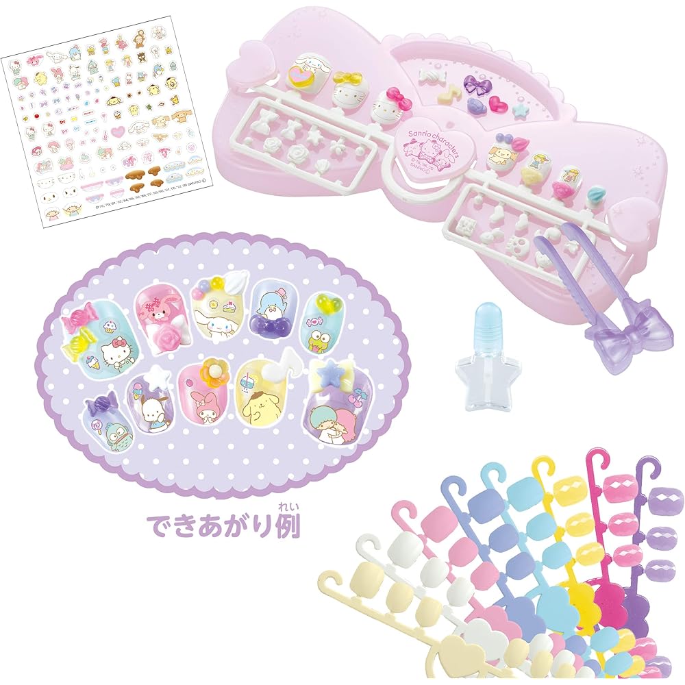 EPOCH Aqua Nail Studio AQ-N02 Toy for Ages 6+ Water-Based Cosmetic Making Toy with ST Mark Certification