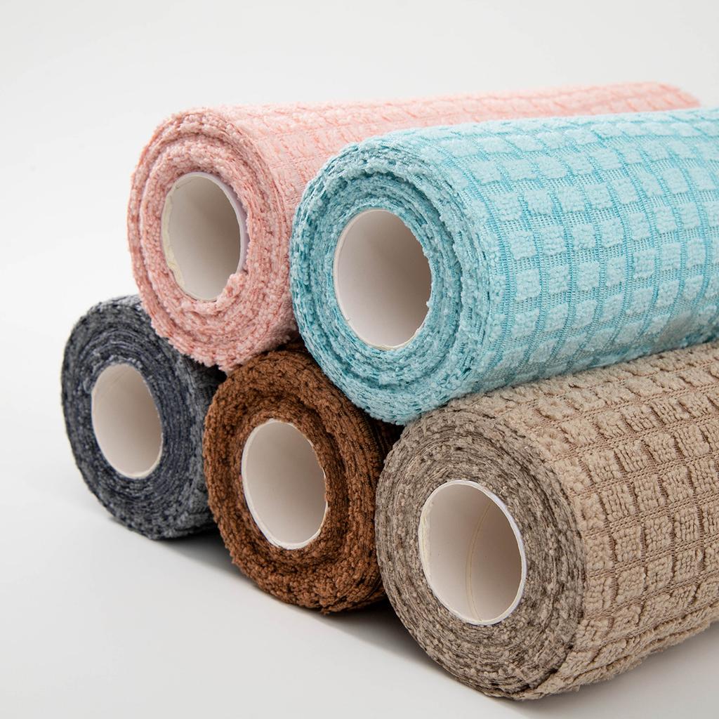 Microfiber Plaid Lazy Hand-torn Rag Cleaning Towel Kitchen Cleaning Can Not Shed Hair Scouring Cloth