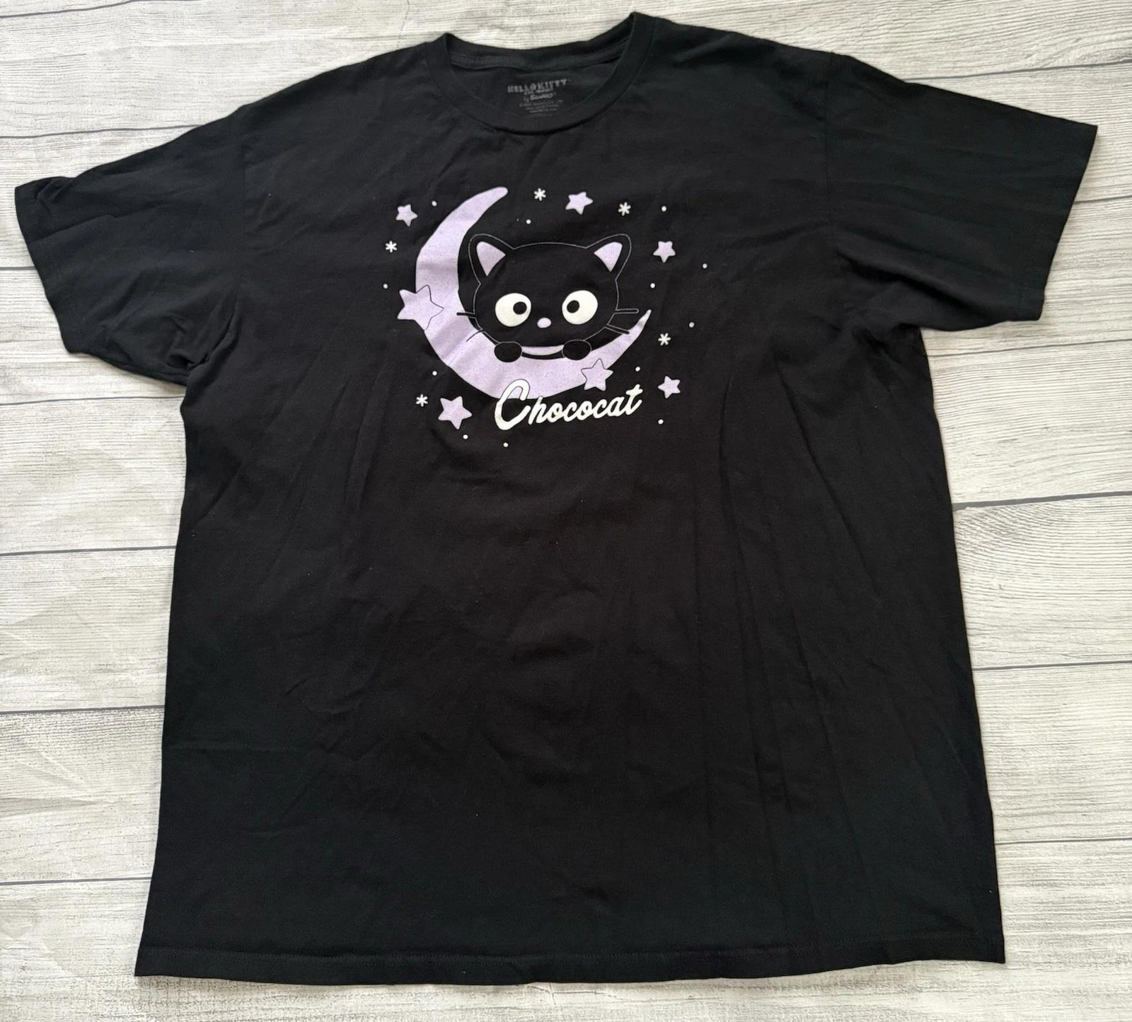 

Hello Kitty And Friends Chococat Moon Graphic T Shirt Sanrio Rare Size 2XL XXL 3XL