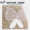 Autumn and winter warm bucket hat small face fashion ear protector basin hat versatile knitted wool hat women