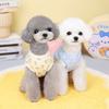 Floral Dog Clothes Summer Pet Vest Cotton Fashion Waffle T Shirt for Dogs Cats Girls Dog Costume Chihuhua Bichon Dog Pullovers