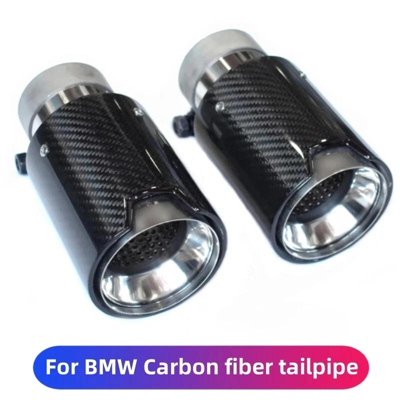 Úprava výfukové koncovky BMW z nerezové oceli a uhlíkových vláken
