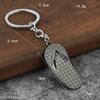 Keychains Slippers Shoe Flip Flops Slipper Loafer Key Chain Ring Jewelry Unique Design Fashion Keyring Gift