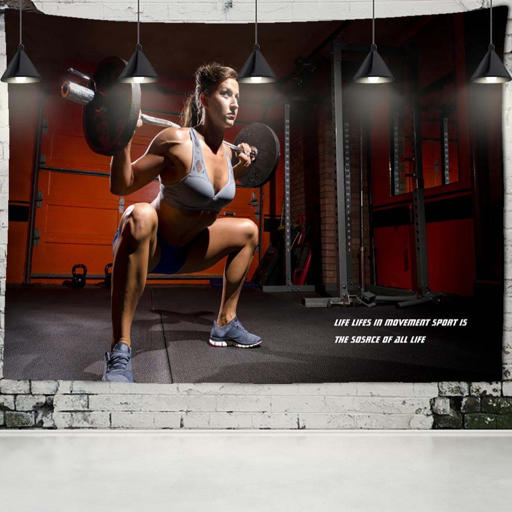 Sexig Muskulös Man Väggbonad Väggupphängning Hippie Tapiz Konst Enkel Mystik Sovrum Sovsal Heminredning Bakgrundsduk