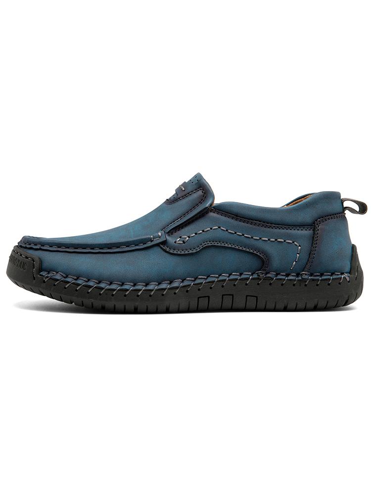 British Style Business Style Men's Hand Sewn Loafers