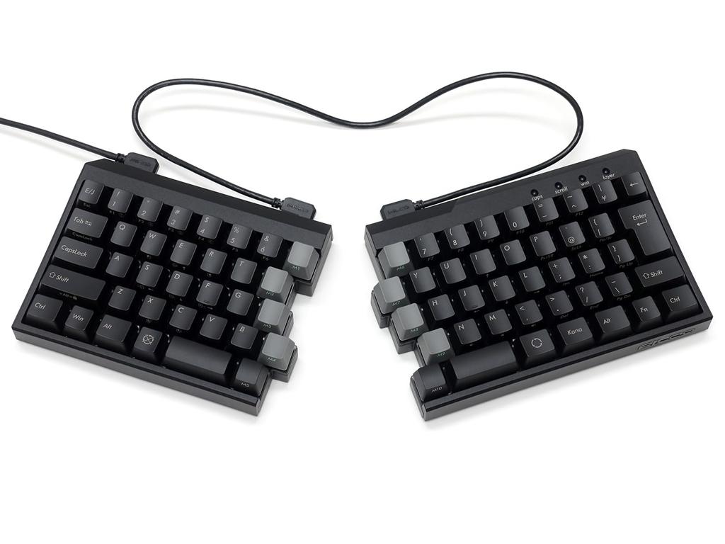 FILCO Majestouch Xacro M10SP Left and Right Separated Type Japanese Layout 76 Keys CHERRY MX Blue Axis Programming Compatible Equipped with 10 Macro