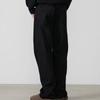 Jeans Homme Noir Coupe Droite - Simple, Coupe Ample, Style High Street pour le Printemps & l'Automne 2025