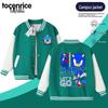 Hedgehog Sonic Boys' Baseball Jacket 2025 Spring/Autumn Kids Casual Top in Medium/Large Sizes