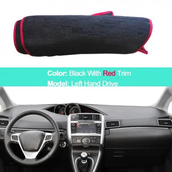 2 Layer Car Dashboard Cover Carpet For Toyota Verso AR20 2009 -2013 2014 2015 2016 2017 2018 LHD RHD Dash Mat  Cushion Anti-sun