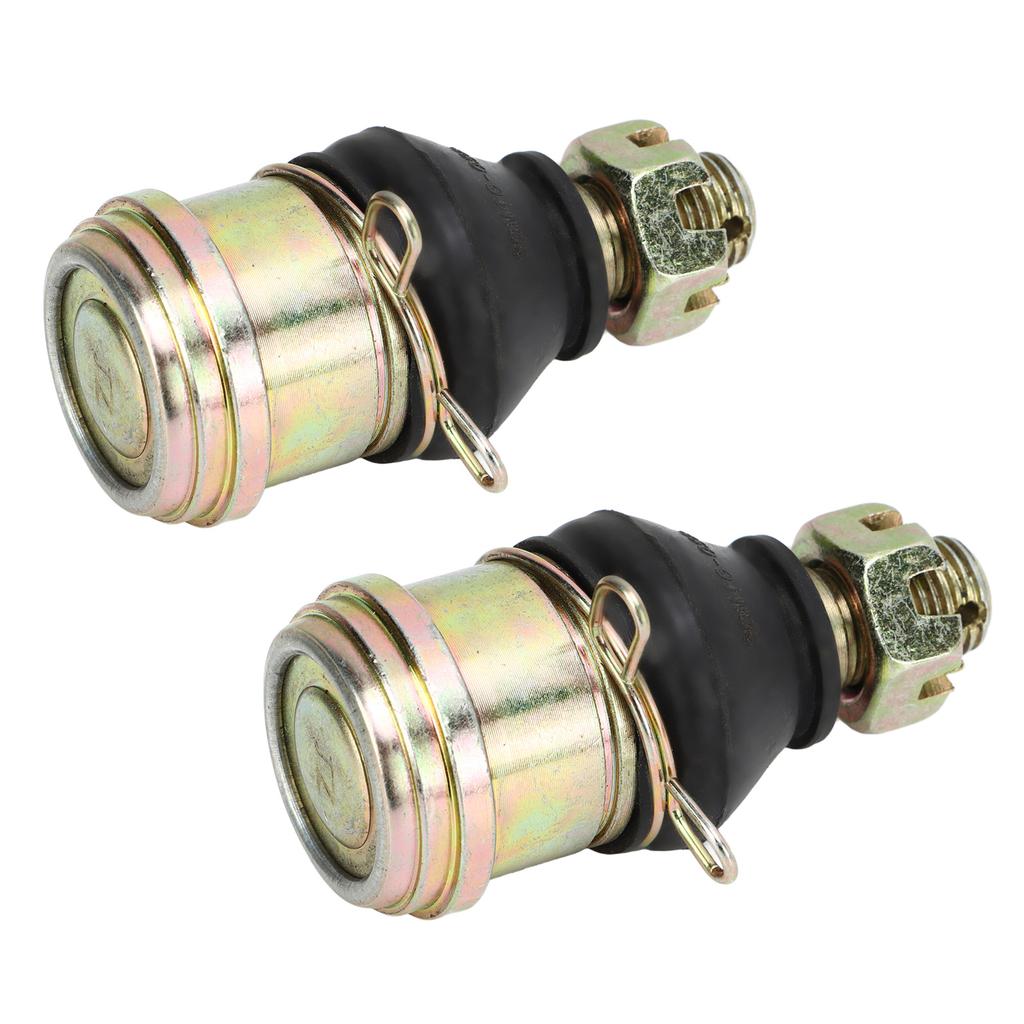 14mm Bolt Tie Rod Ends Ball Joints with Rubber Bushings Steel Alloy for 150cc 250cc Quad Dirt Bike