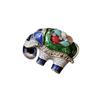 Bo Xin Yun Elegant Enamel Lucky Elephant Brooch for Women - Exquisite Colorful Pin Accessory