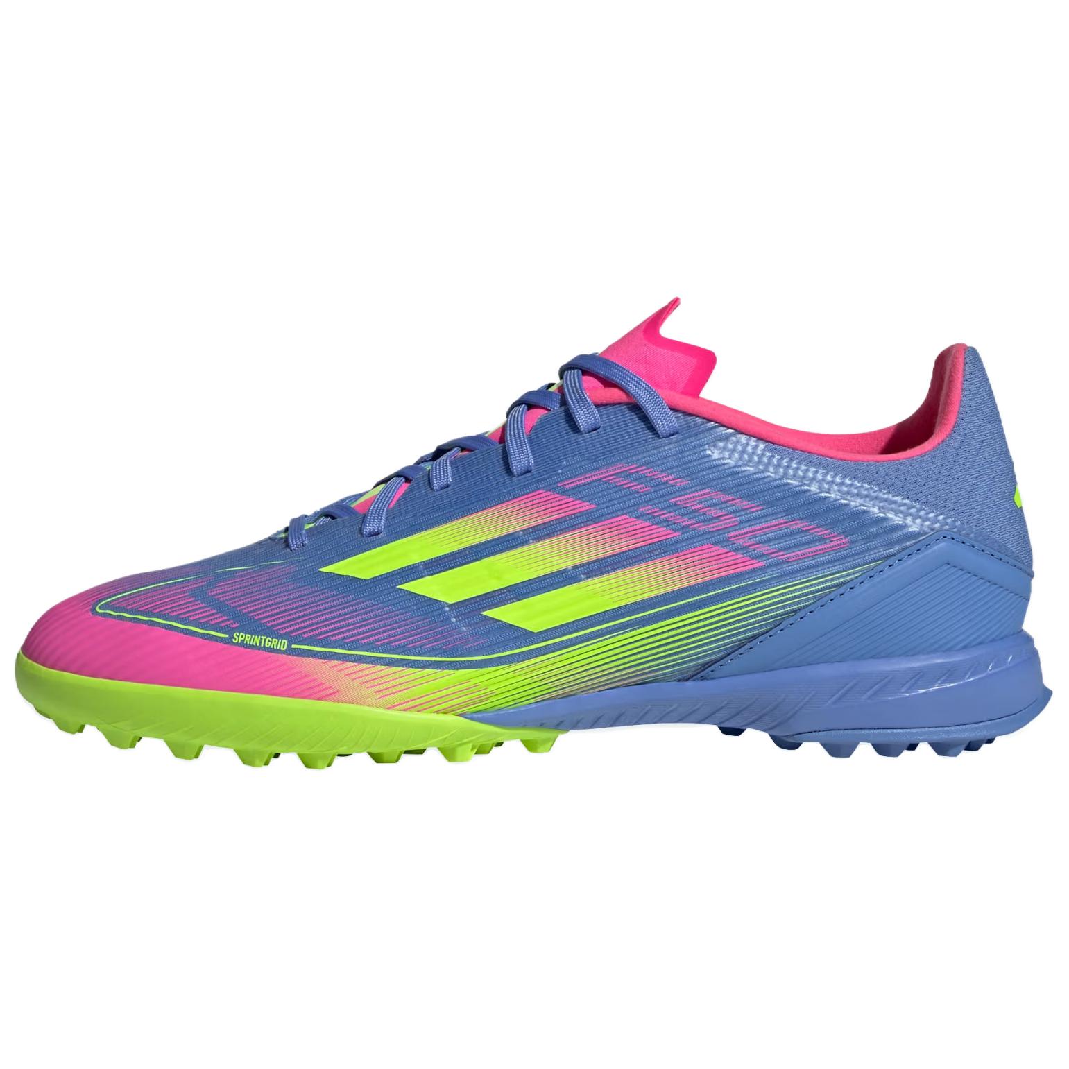 

Adidas F50 League Turf Blue Fusion Lucid Lemon Lucid Pink Sneakers IE1230 42⅔