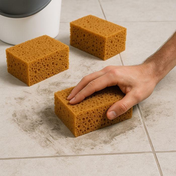 Lot de 3 Éponges Travaux Ultra Absorbantes 17x11.5x7 cm – Résistantes
