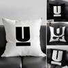 Brand UUndercover Cushion Cover Elegant Comfort Pillowcase Sofa Bed Doublesided Printed Invisible Zipper Home Decor