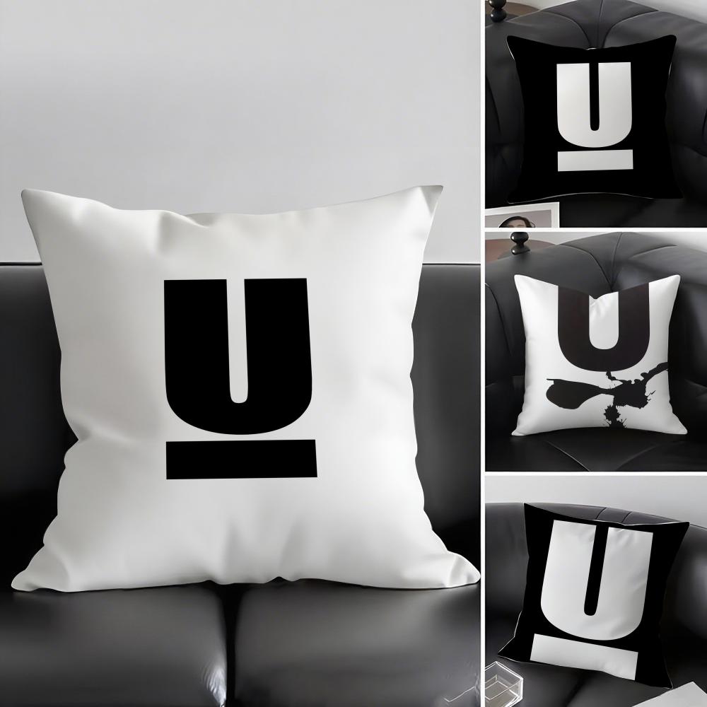 Brand UUndercover Cushion Cover Elegant Comfort Pillowcase Sofa Bed Doublesided Printed Invisible Zipper Home Decor