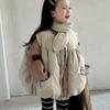 Girls' Korean-Style Quilted Vest, Winter Jacket, Loose-Fitting Vest, Puffer Jacket