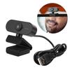 1080P Computer Camera with Microphone Desktop USB Webcam Free Drive for Video Call(Black )