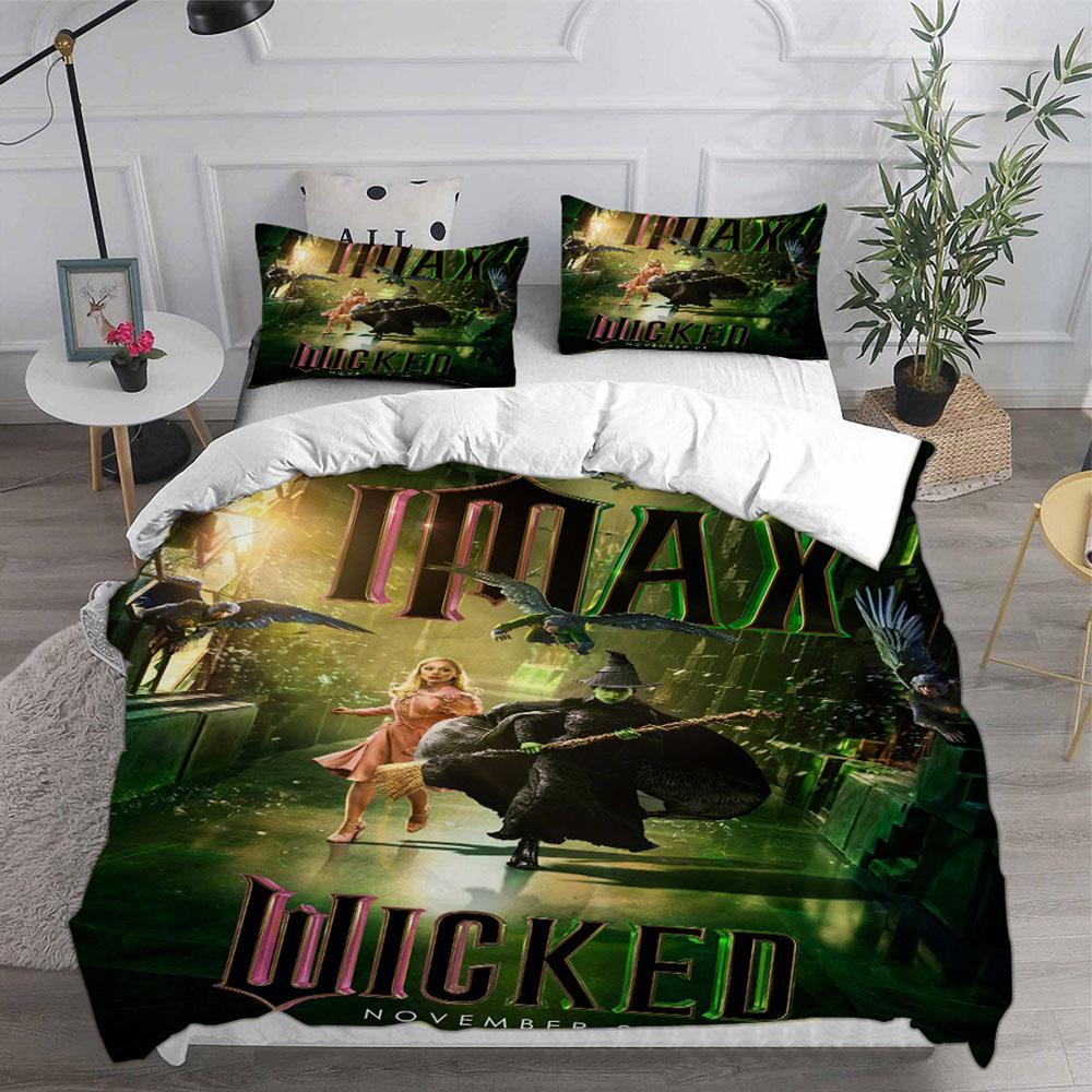 Movie Wicked Witch Bedding Sets Comforter Bed Cover Duvet Cover Pillow Case 2-3 Pieces Sets Bedroom Home Decoration