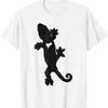 Leachie New Caledonian Gecko Artsy Distressed T Shirt