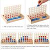 Foldable Connect 4 In A Line Board Game Classic Party Chess Family Toy Educational Children Thinking Training Board Games Adults