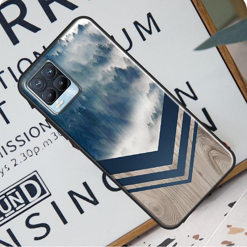 Wolf Bike Butterfly Wood For Realme GT Neo 2 GT Master C21 C3 8i 7 8 Pro Case Cover For OnePlus 9R 8T Nord2 9 Pro