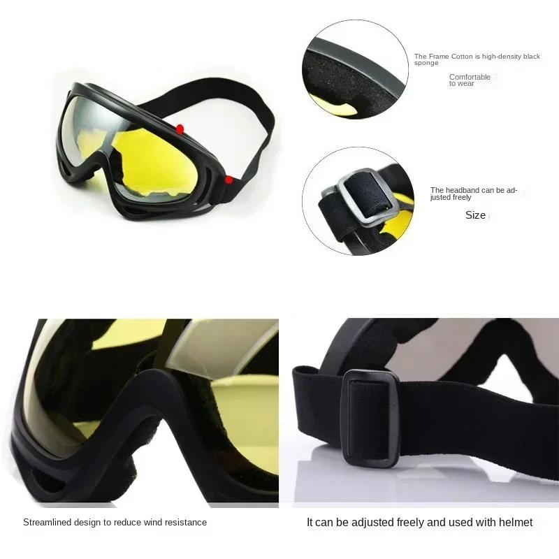 Motocross-Brillen Helme Motorrad Outdoor Radbrillen Moto Skifahren Winddicht Sanddicht UV-Schutz Sonnenbrillen