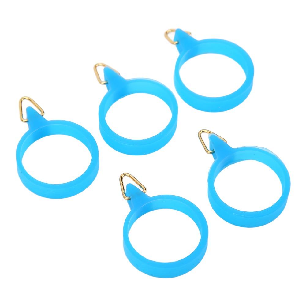 5PCS with Rubber Circle Fishing Rod Hook Holder Fishing Hook Holder  for Outdoor Fishing