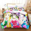 3D Cartoons LoveLive! School Idol Project Bedding Sets Duvet Cover Set With Pillowcase Twin Full Queen King Bedclothes Bed Linen