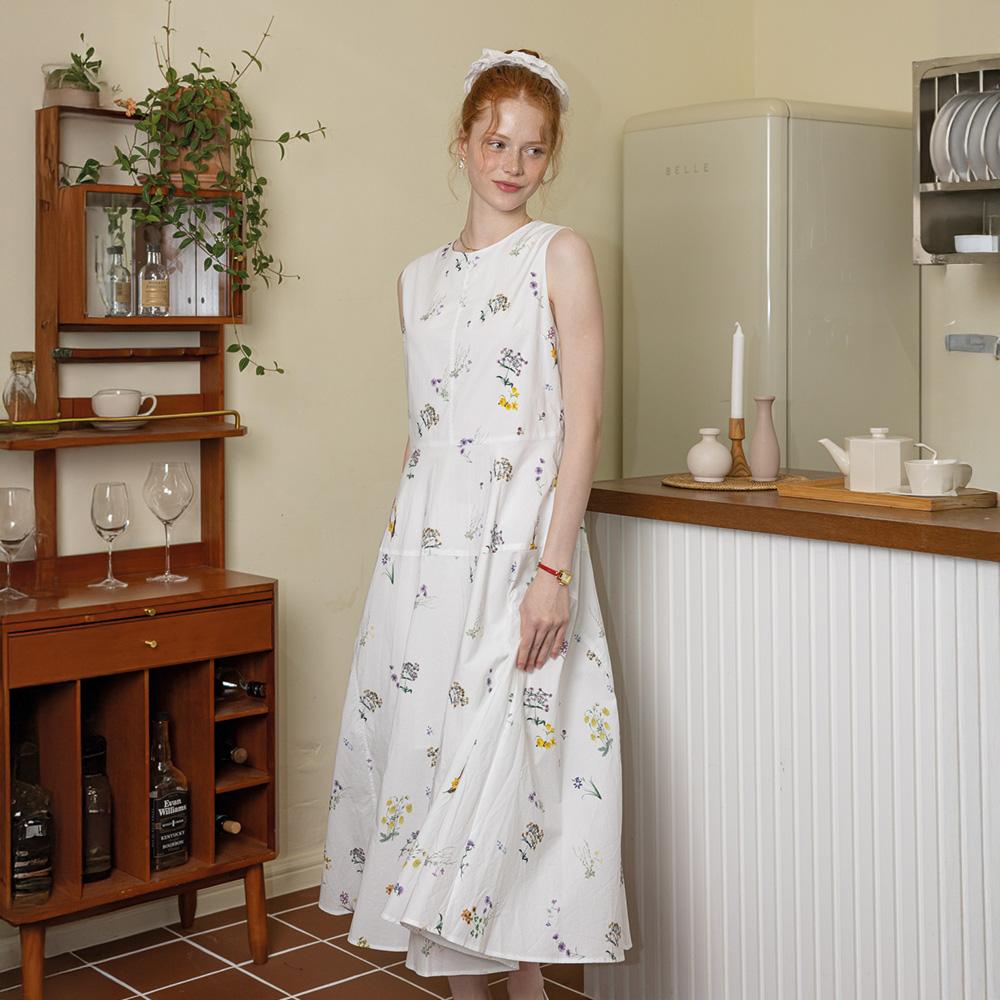 Deondeulob Dd_Elegant Garden Dress_White