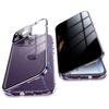 Funda de Privacidad Magnética Anti-Peep con Hebilla de Doble Cara para IPhone 17 Pro Max 16 15 14 13 12 Pro Max 12 Fundas a Prueba de Golpes de Cobertura Total 360