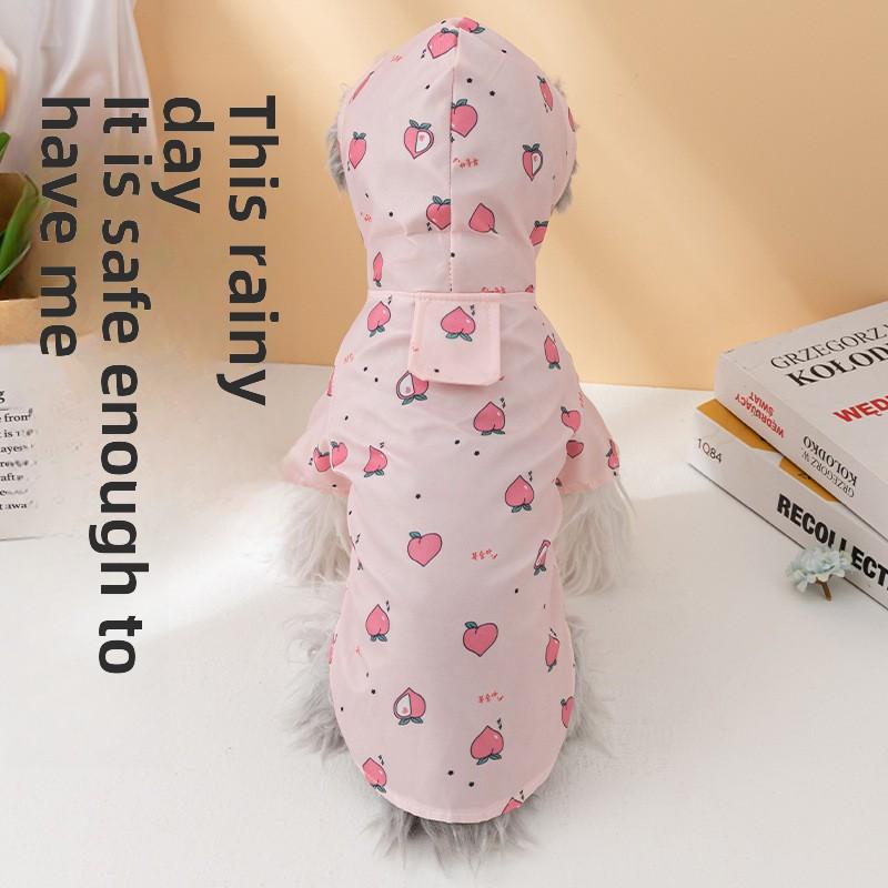 New Cat Dog Pet Non-leaking Thickened Durable Raincoat, Pet Clothes Pet Raincoat