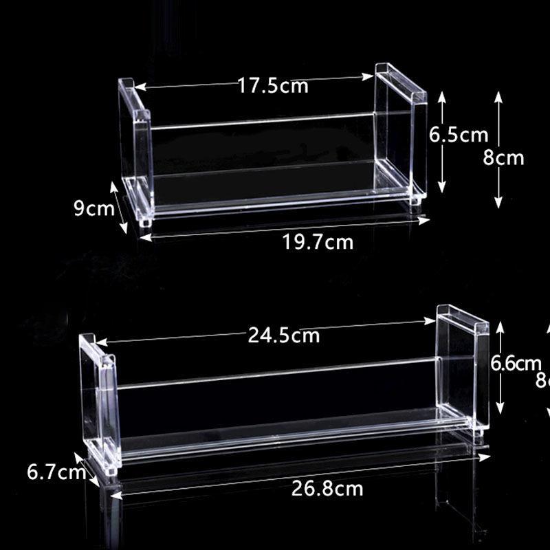 Stackable Acrylic Vanity Makeup Organizer Holder,Display Riser Shelf for Funko Figures,Perfume Stand,Car Stand Cupcake Storage