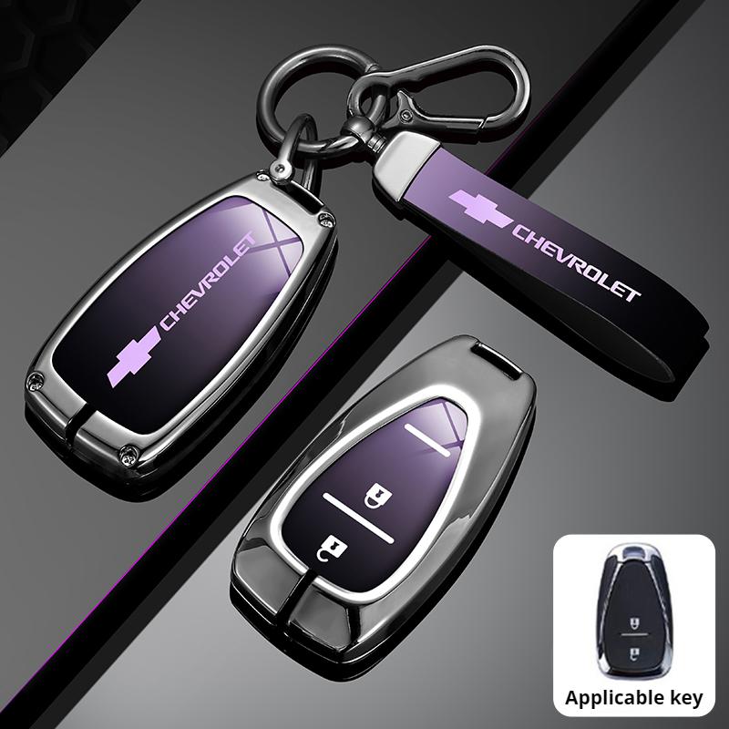 Zinc Alloy Car Flip Key Case Cover Shell Bag For Chevrolet Cruze Aveo Trax Sail Malibu Captiva Prism Spark Protector Accessories