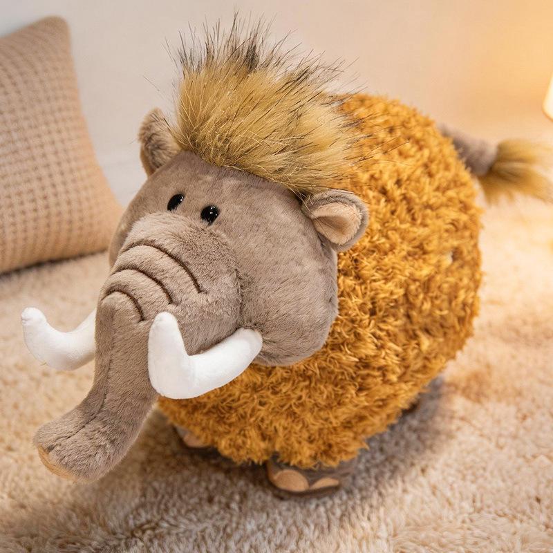 Ice Age Mammoth Children s Plush Toy - Frizzy Elephant Doll 35cm (0.28kg)