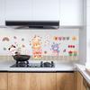 ZY-3021 Fume Sticker Oil-proof Transparent Kitchen Sticker Cabinet Fume Sticker Ceramic Tile Wall Sticker Wallpaper Self-adhesive